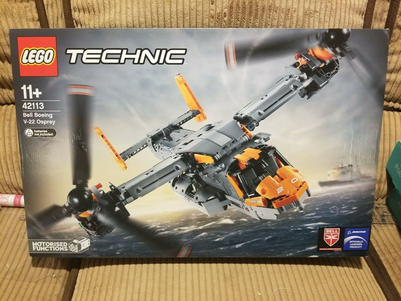 (LIGHT WEAR, US SELLER) New, Sealed Lego Technic 42113 Bell Boeing V-22 Osprey