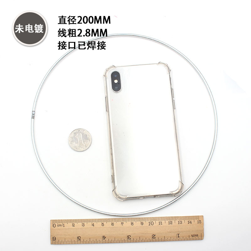 厂家直销批发多规格捕梦网铁圈铁环焊接圆环金属圈大量现货15mm-1