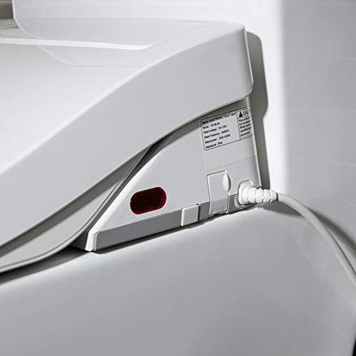 Dual Flush Elongated Toilet with Advance Smart Washlet Bidet in White