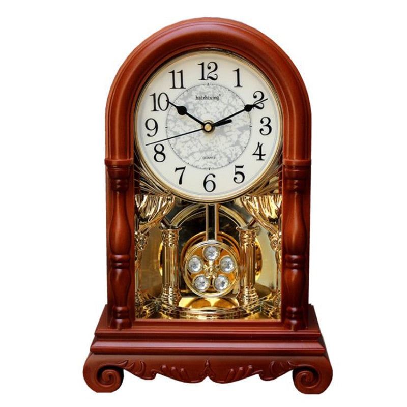 Nordic Table Clock Vintage Creative American Desktop Living Room Decoration Tell The Time