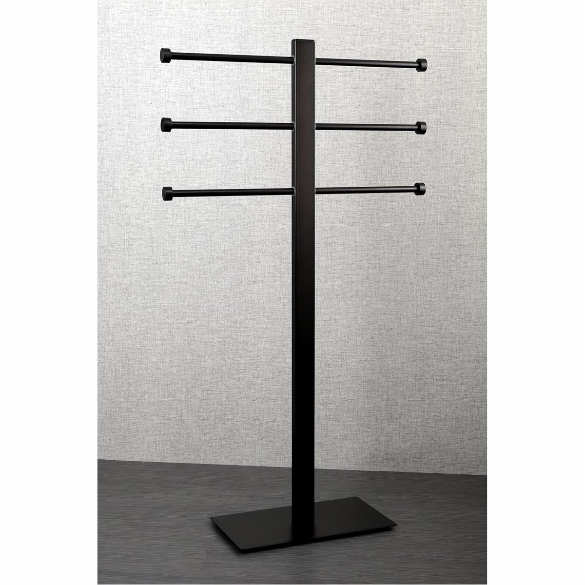 Kingston Brass Ccs6021 Edenscape Chrome Freestanding Stainless Steel Towel Holder