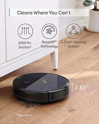 Wi-Fi Connected Robot Vacuum Cleaner  with 2000Pa Suction, Quiet &Self Charging