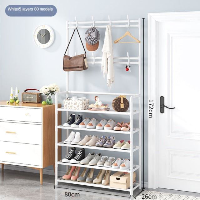 New Multi-function Shoe Racks Shoe Rack Combination Cap Rack Bedroom Living Room Rack Shoe Cabinets  Zapatera