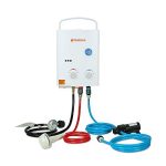 Camplux 5L 1.32 GPM Outdoor Portable Propane Gas Tankless Water Heater