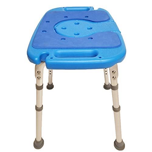 Padded with Cutout and Insert. Heavy Duty Shower Chair/Stool