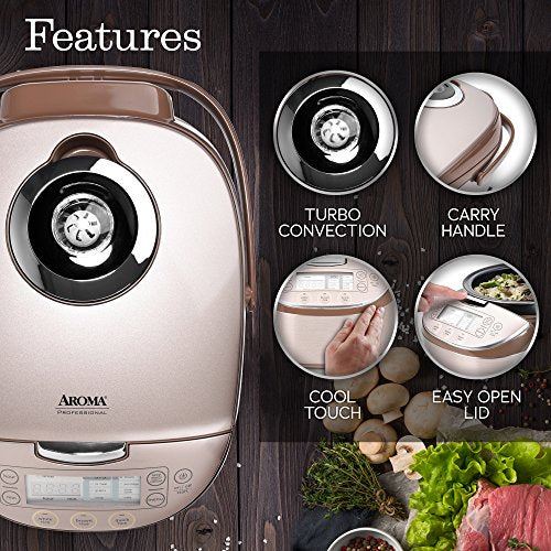 Aroma Professional Rice Cooker/Multicooker, 8-Cup Uncooked