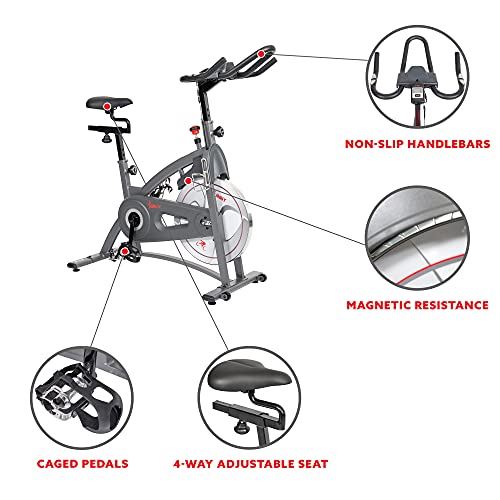 Sunny Health & Fitness Magnetic Belt Bike
