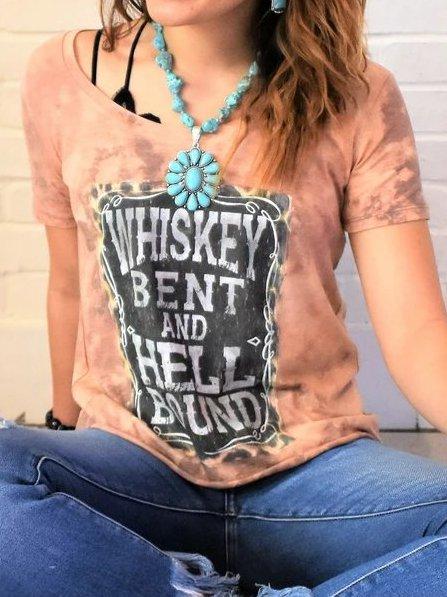 Vintage Cotton-Blend Printed Shirts & Tops