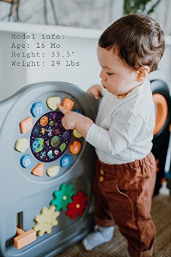 Safe Zone Playpen Gray Black Baby Playpen – Kids Activity Center Playard