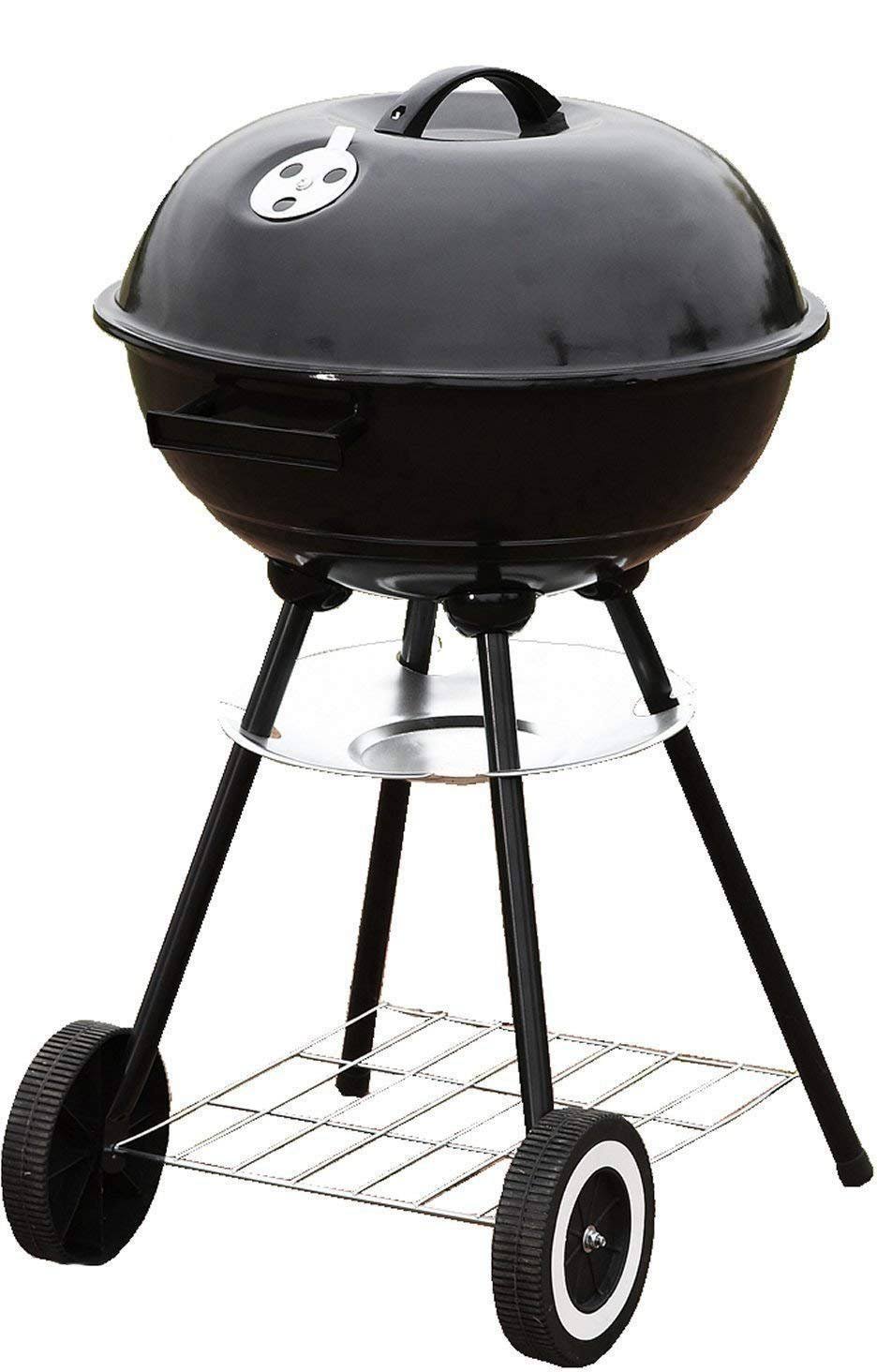 Portable 18 inch Charcoal Grill Outdoor Original BBQ Grill Backyard Cooking Stainless Steel 18 Diameter Cooking Space Cook Steak