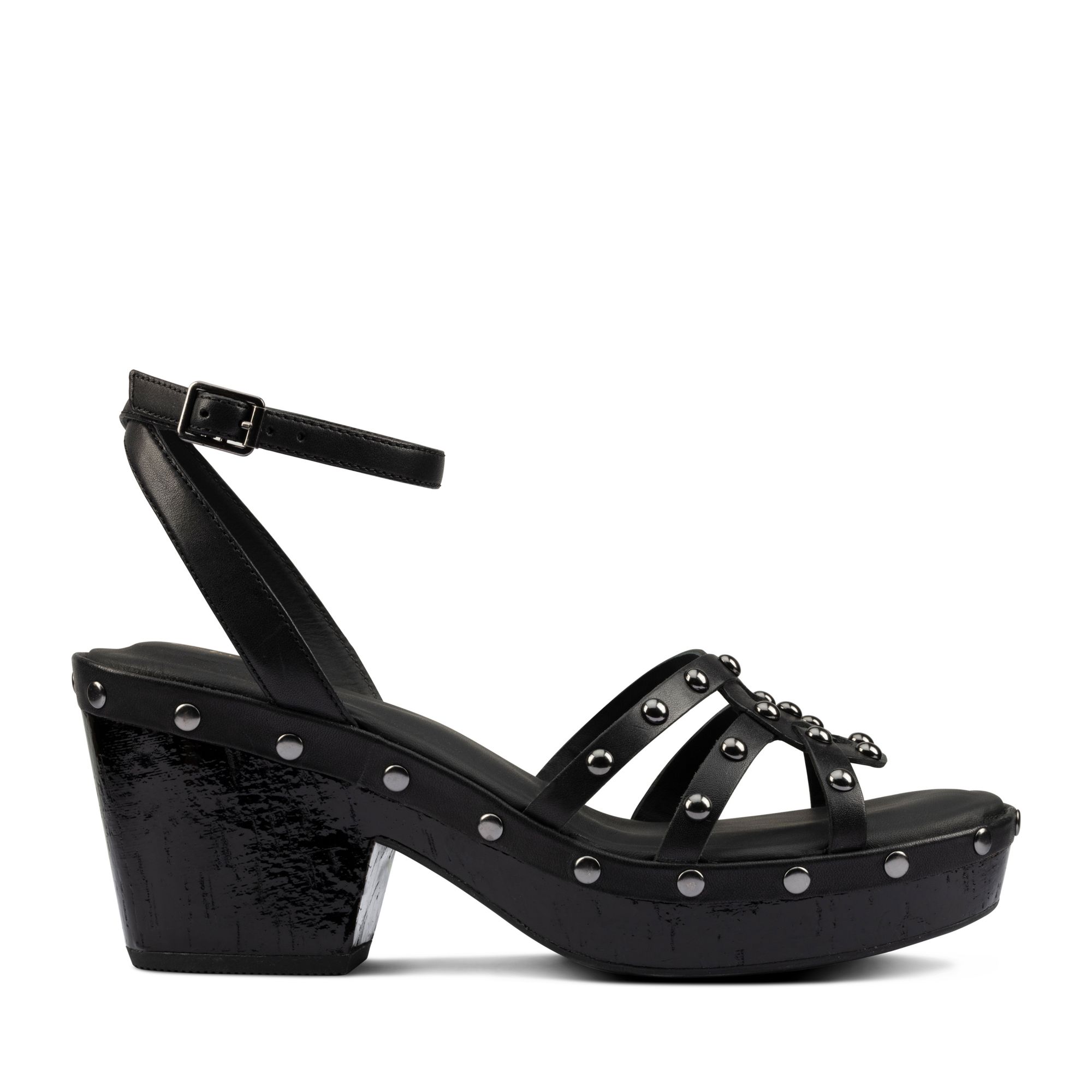 Women Sandals Maritsa70 Sun Black Leather