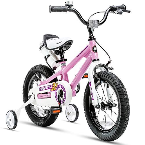 Kids Bike Boys Girls Freestyle BMX Bicycle with Training Wheels