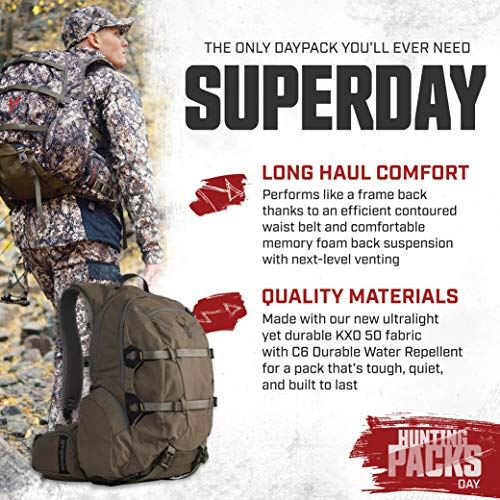Badlands Superday Hunting Daypack, Mud