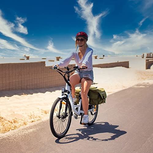 Cityscape Electric Bike 350W Electric City Cruiser Bicycle-Up to 40 Miles-