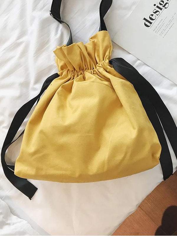 Canvas Multi-color Sweet Casual Bag