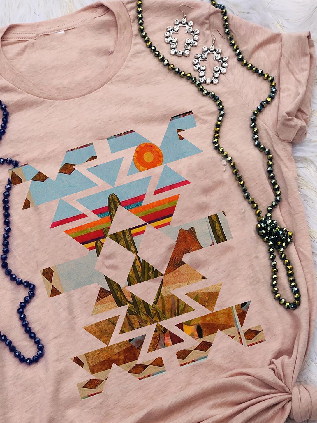 Pink Short Sleeve Crew Neck Shift Shirts & Tops