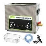 Control Ultrasonic Cleaning Machine with Heater, Professional for Parts, Carburetor, Fuel Injector, Brass