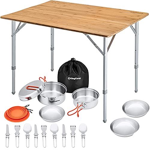 KingCamp Bamboo Heavy Duty 176 lbs Environmental Protection