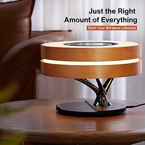 Bedside Lamp with 10W Wireless Charger and TWS Bluetooth Speaker