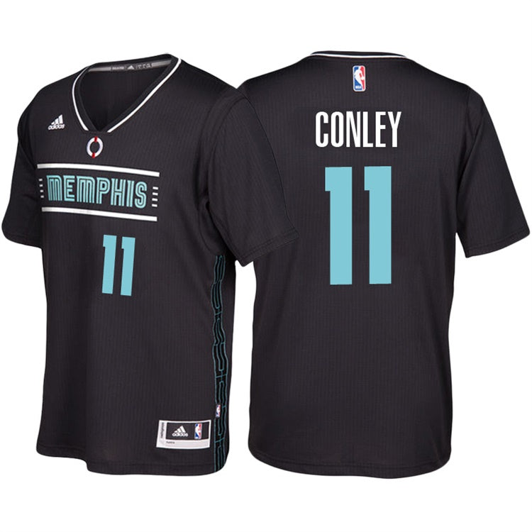 Mike Conley Grizzlies Black MLK50 Pride Sleeved Jersey