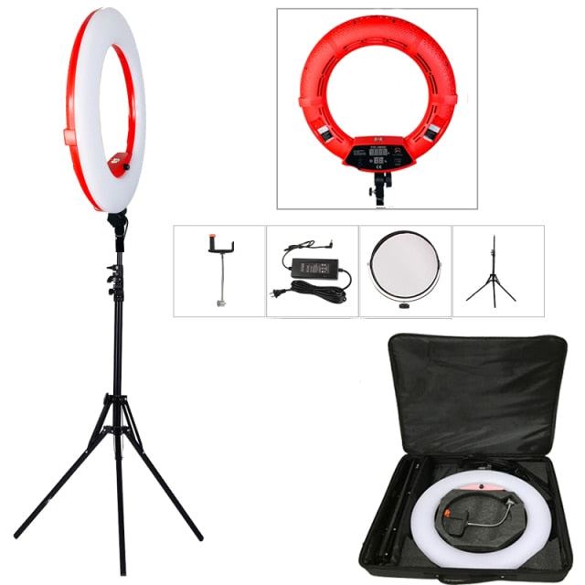 Pro Beauty Studio LED Ring lamp Kit 480 LEDS Video Light Lamp Makeup Lighting + stand