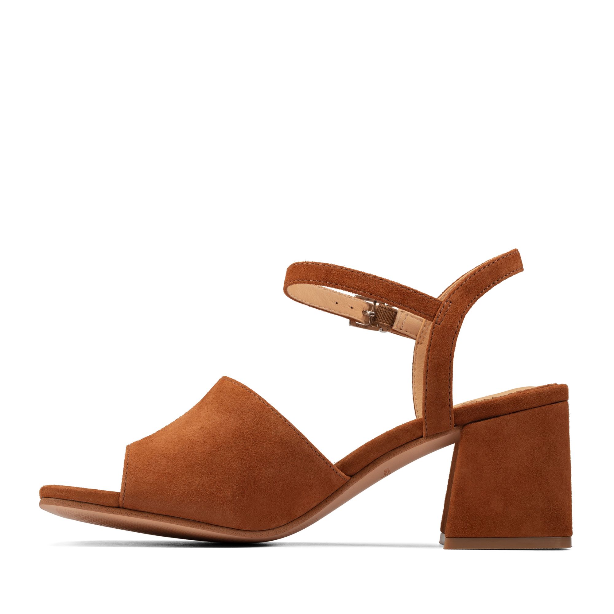 Women Sandals Sheer65 Block Tan Suede