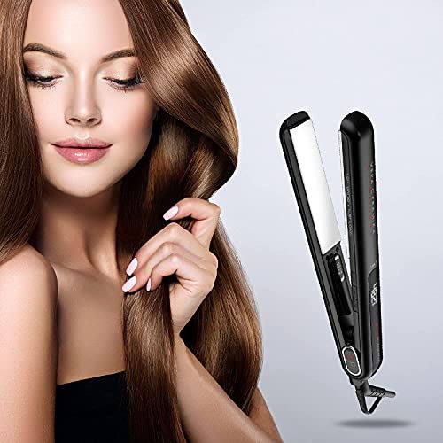 Real Ceramic 1.2 Inch Flat Iron Straightener