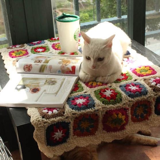 Crochet Lace Multi-purpose Woven Mat