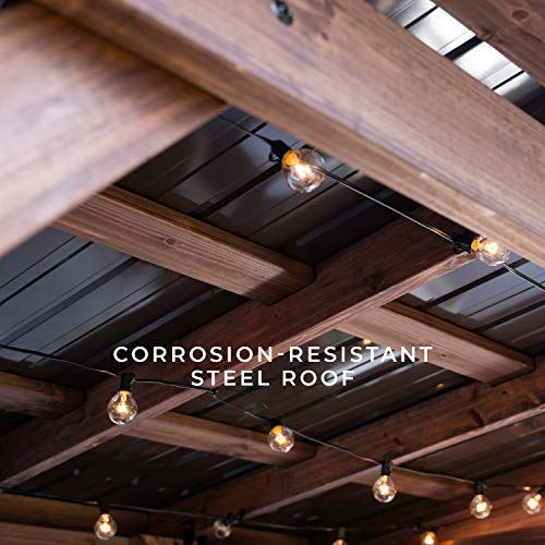 Backyard Discovery Saxony Wooden Grill Gazebo