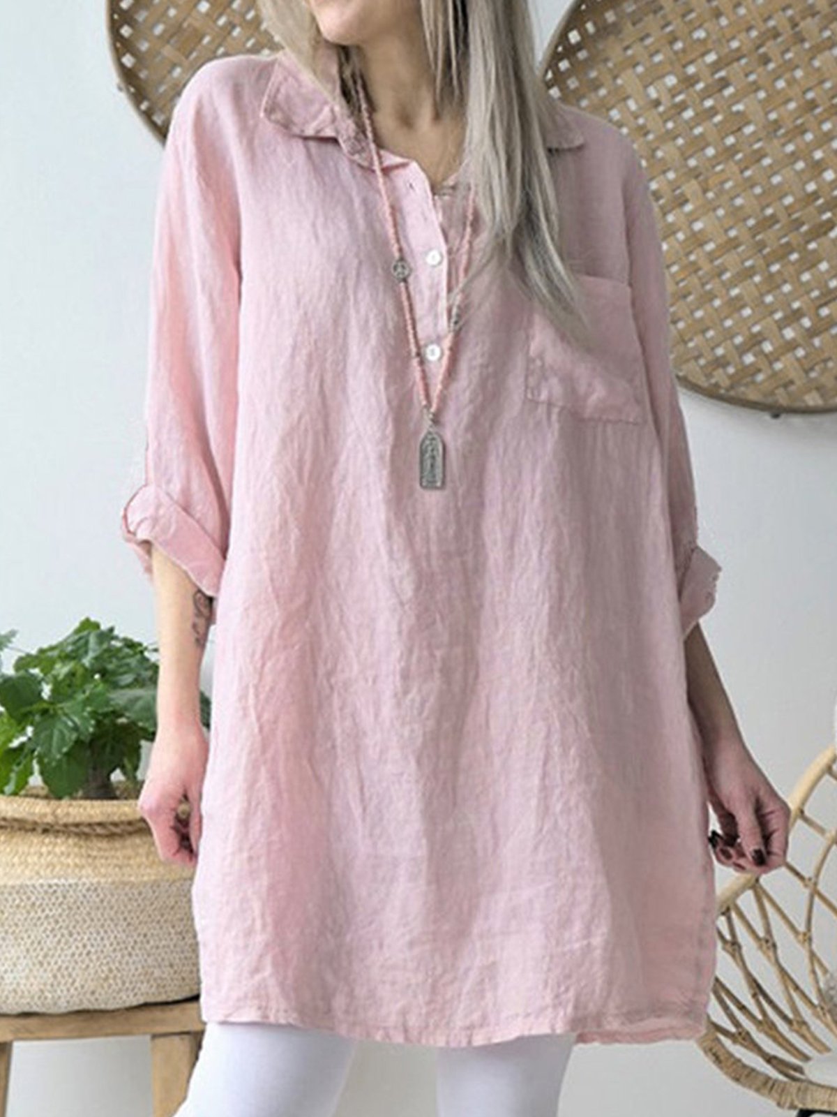 Patchwork Print Half Sleeve T-shirt