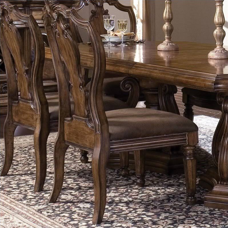 Pulaski San Mateo Carved Back Side Chair