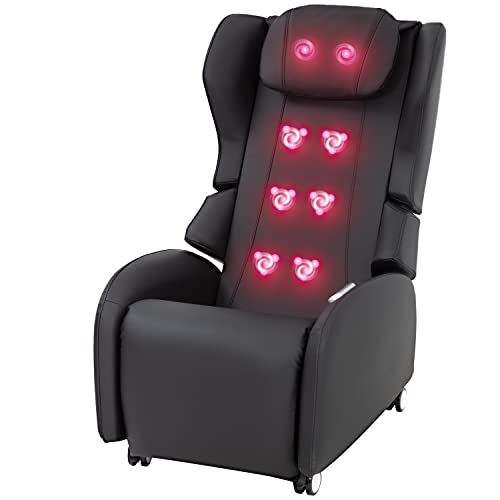 Full Body Folding Backrest Electric Massage Chair with 3-Speed for Home & Office