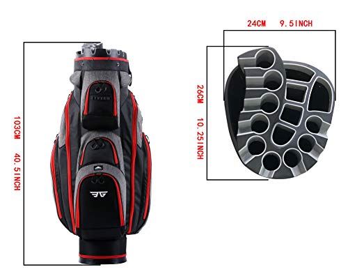 EG EAGOLE 14 Way Divider Top Premium Golf Cart Bag