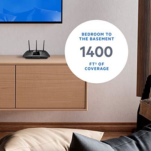 MU-MIMO Dual Band Wireless Gigabit WiFi Router, with Speeds up to 1.7 Gbps