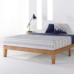 Mellow Naturalista Classic 12-Inch Solid Wood Platform Bed | Wooden Slats/Twin
