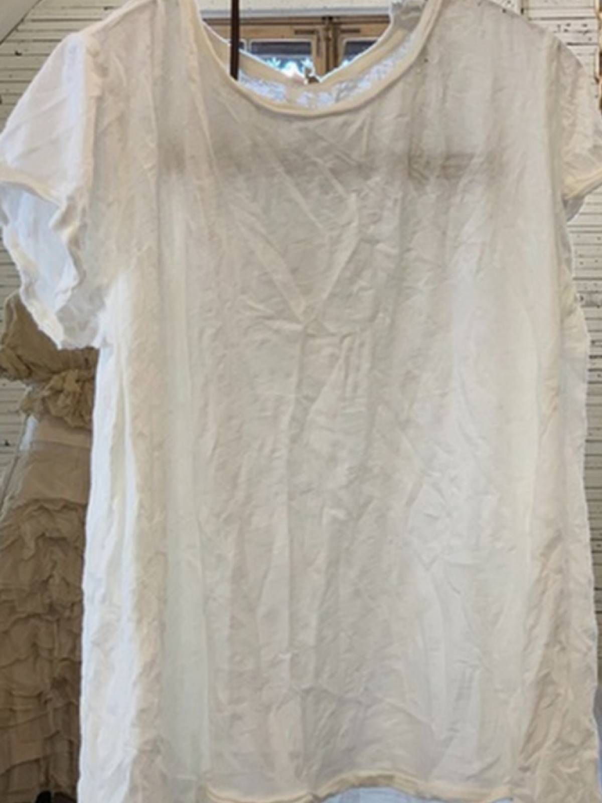 White Short Sleeve Casual Shirts & Tops