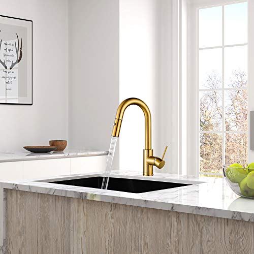 Kitchen Sink Faucet with Pull Down Sprayer and Single Handle