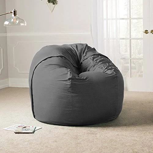 Jaxx 5& Bean Bag Chair Charcoal