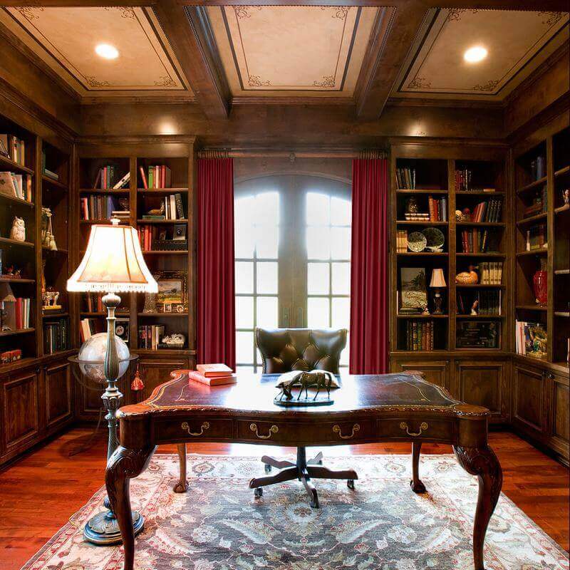 Textured Faux Linen Window Curtain Tab Top Drapery Olive