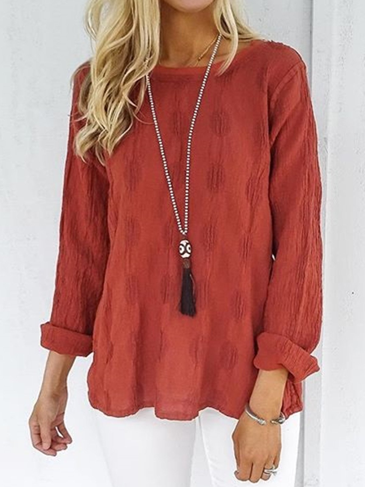 Women Casual Loose Tops Tunic Blouse Shirt