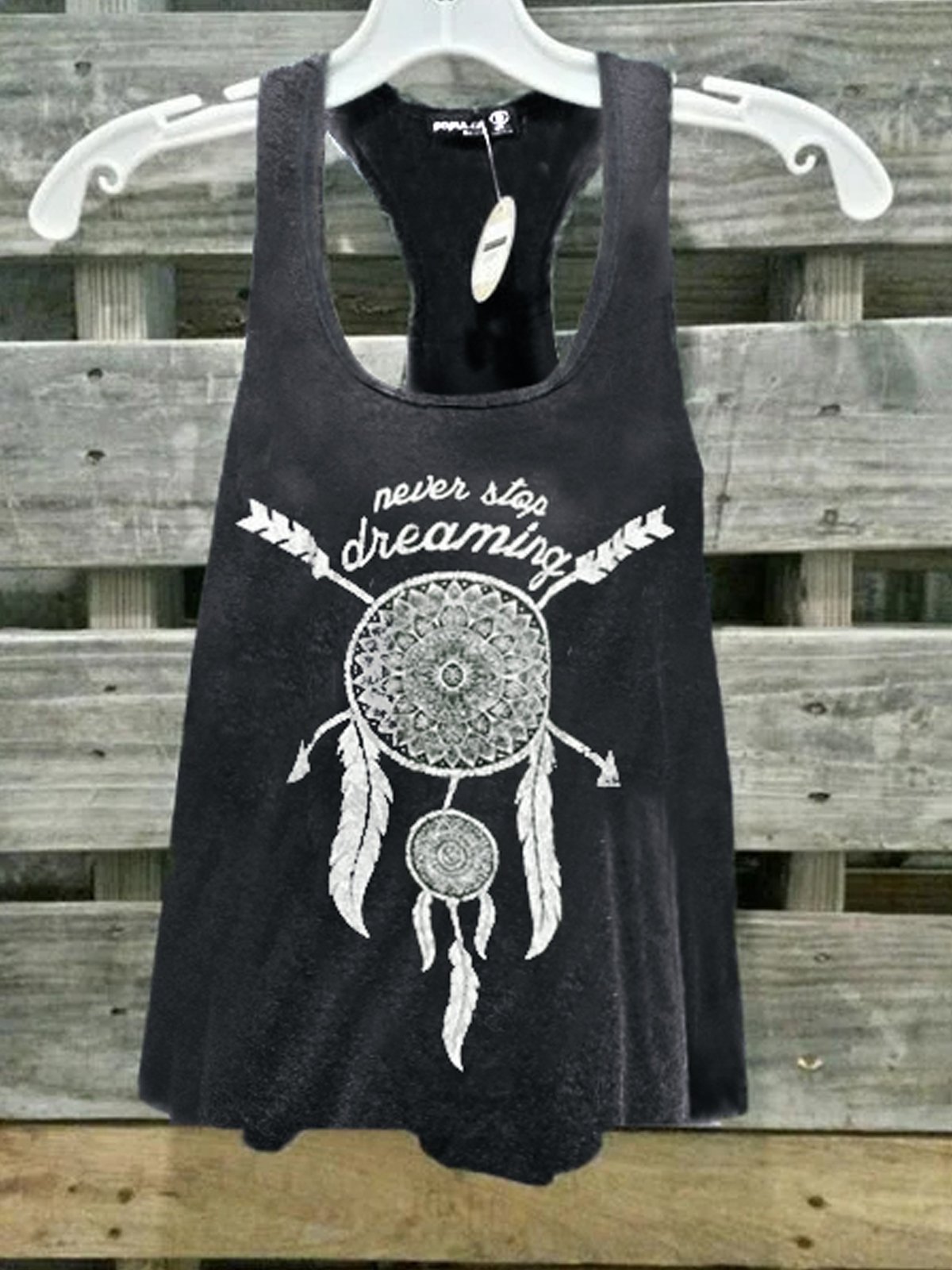 White-Black Cotton Casual Vests