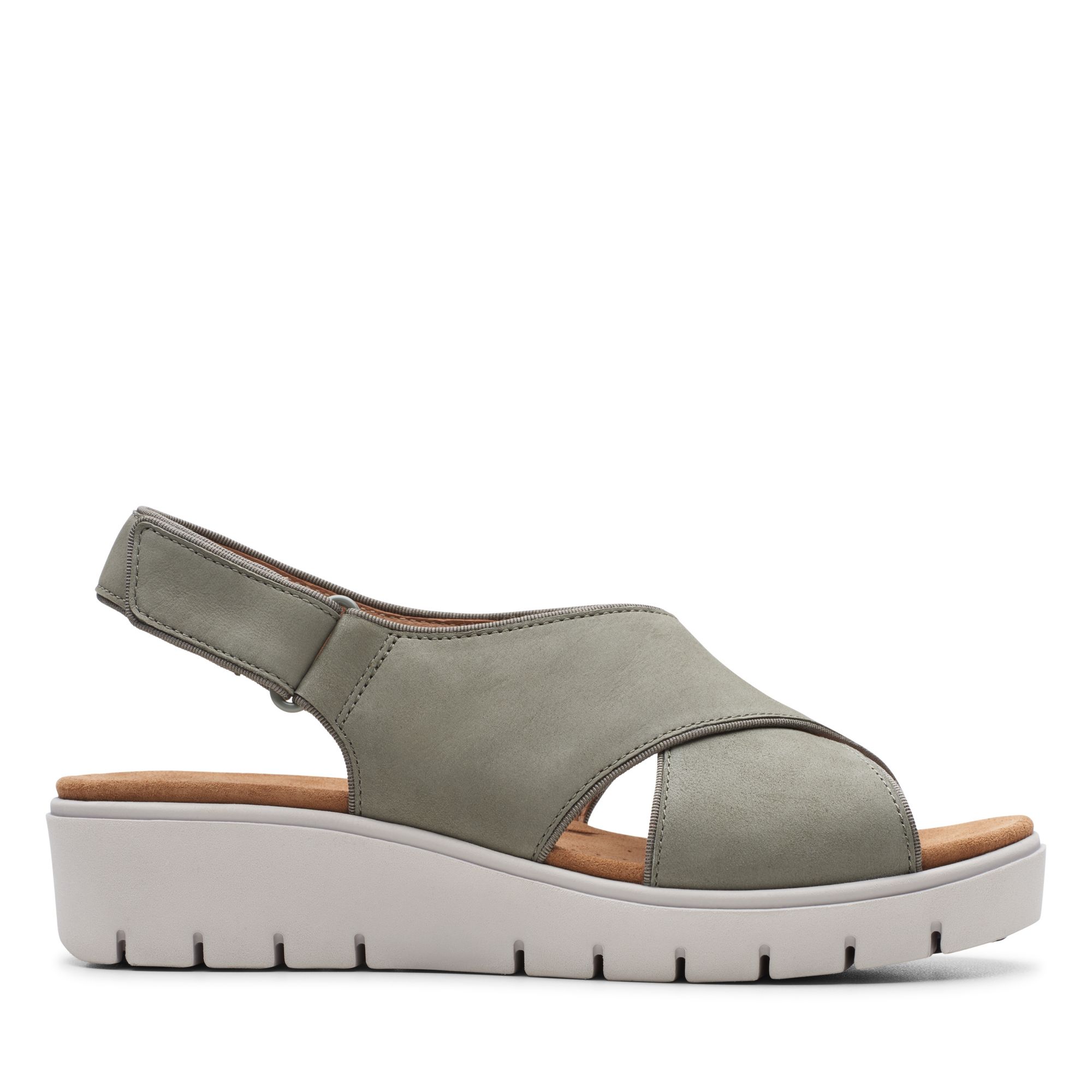 Women Sandals Un Karely Sun Sage Nubuck