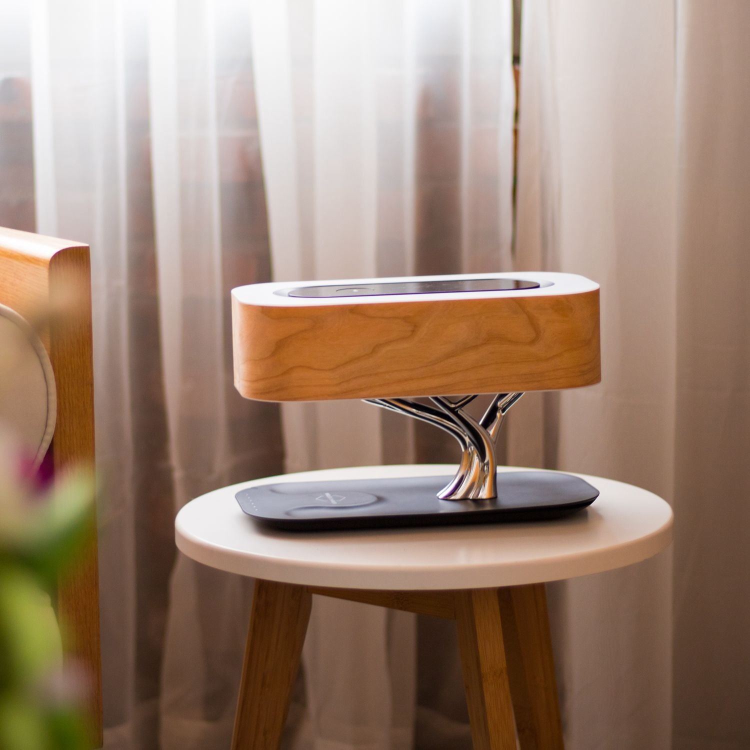 Dimmable Bluetooth Speaker Phone Charger Wireless Desk Lamp Bedside Lamp Table Light