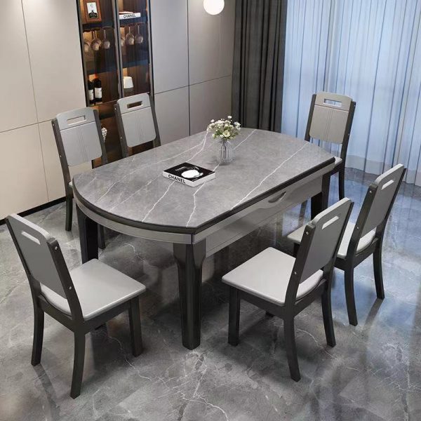 7 Piece Kitchen Dining Table Set for 6