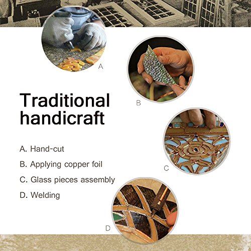 Table Lamp with 14 inches Wide Lampshade and Bird Nest Tree Trunk Base