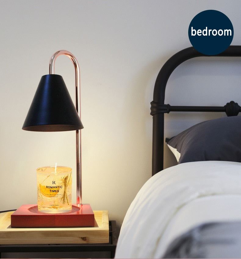 reative Aromatherapy Lamp Candle Fragrance Melting Candle Lamp Bedside Bedroom