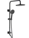 shower head and handheld shower head with height adjustable holder