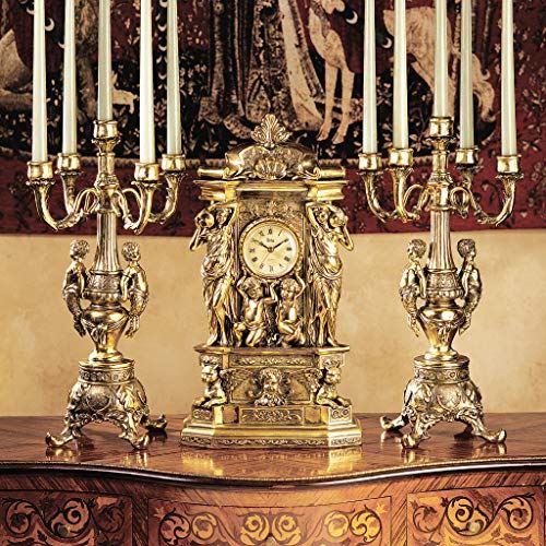 Set of 2 Grande Chateau Beaumont Candelabra Candle Holders / 20 Inch