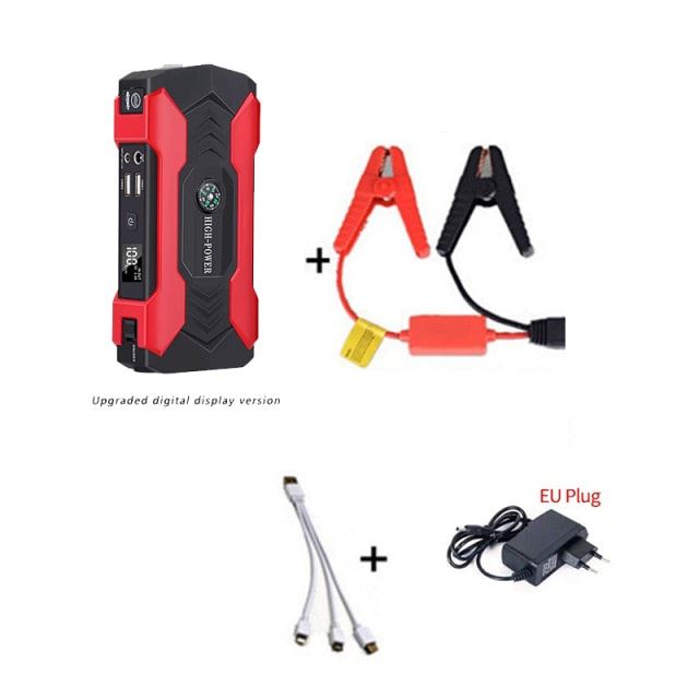Car Jump Starter Starting Device Battery Power Bank 400A Jumpstarter Auto Buster Emergency Booster