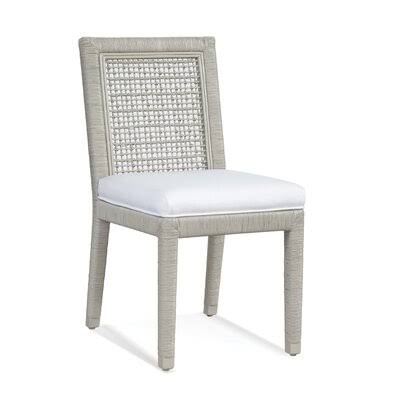 Pine Isle Side Chair Braxton Culler Glacier Blue Textured; 0805-54/Honey Finish